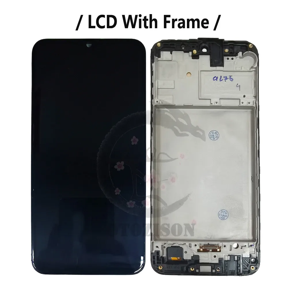 Super AMOLED M215 LCD For SAMSUNG For Galaxy M21 2020 LCD SM-M215F/DS Display With Frame Screen Touch Sensor Digitizer Assembly