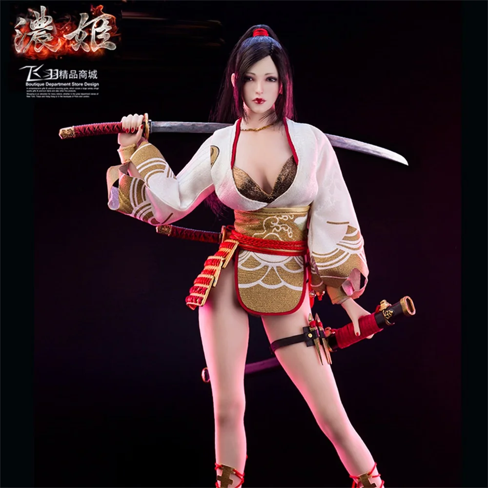 VERYCOOL 1/6th VCF-2039 Japanese Warrior Nohime Himebu Head Sculpture With Long Hair With Under Wear Model For 12inch Body Doll