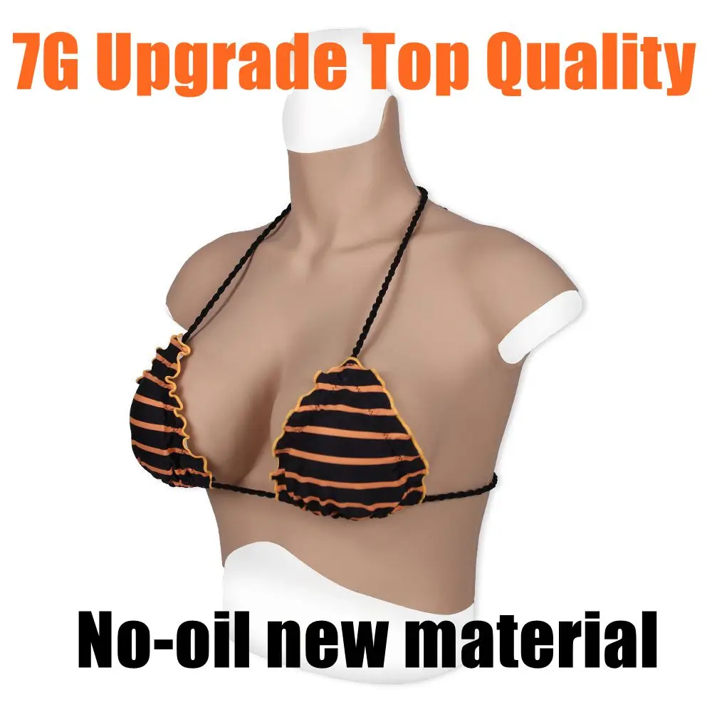 

7G New Upgrade Top Quality Fake Artificial Boob Realistic Silicone Breast Forms Crossdresser Shemale Transgender Drag Queen