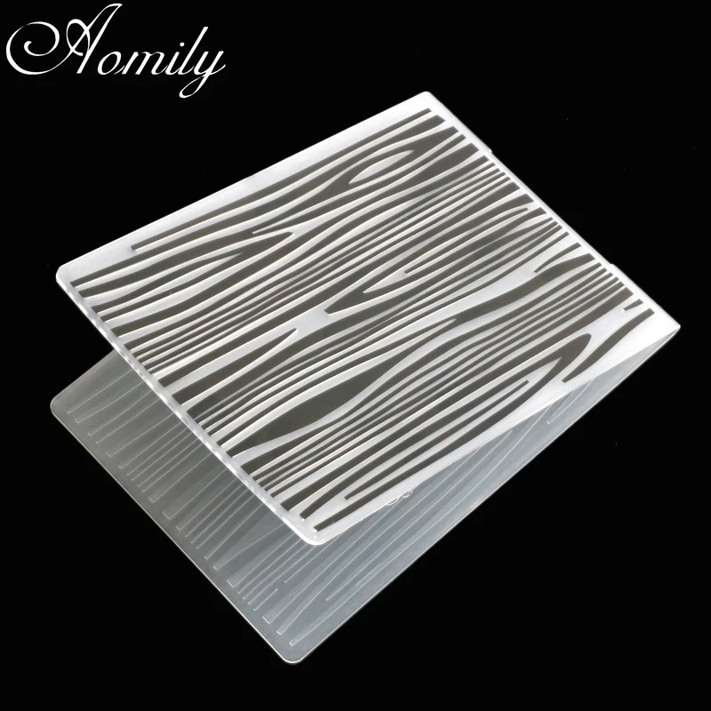 New Arrival 3D Embossing Folder Transparent Embossing Plastic Plates Design For DIY Paper Cutting Dies Scrapbooking 10.5x14.5cm