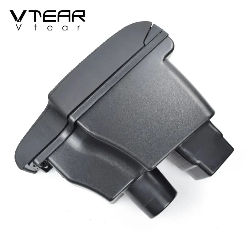 Vtear For Mazda CX-3 CX 3 CX3 car armrest leather arm rest styling rise storage box decoration center console accessories 2018