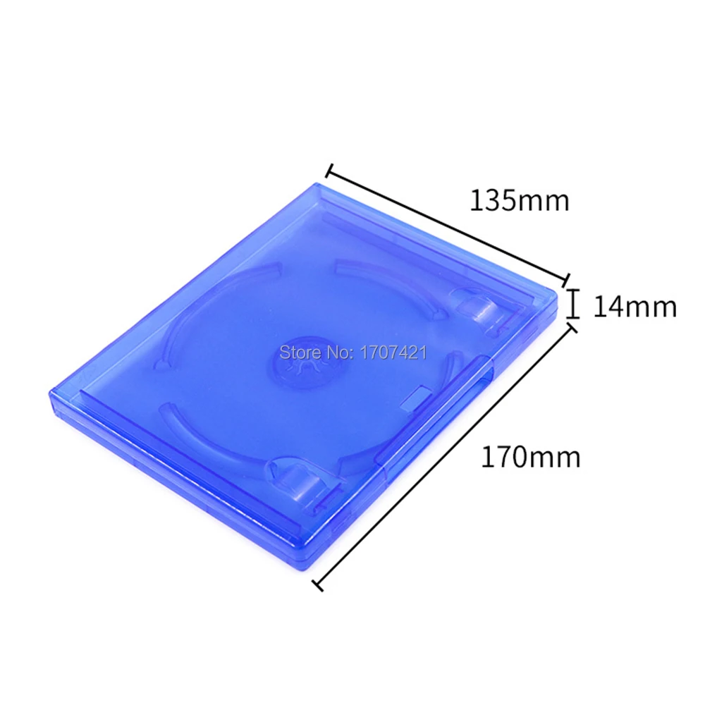 Blue CD Discs Storage Bracket Holder for PS4 Slim Pro Games Disk Cover Case Replacement