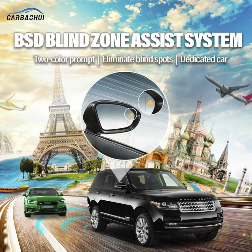 

Car BSD BSM BSA Blind Area Spot Warning Drive Mirror Rear Radar Microwave Detection System For Land Rover Range Rover 2014