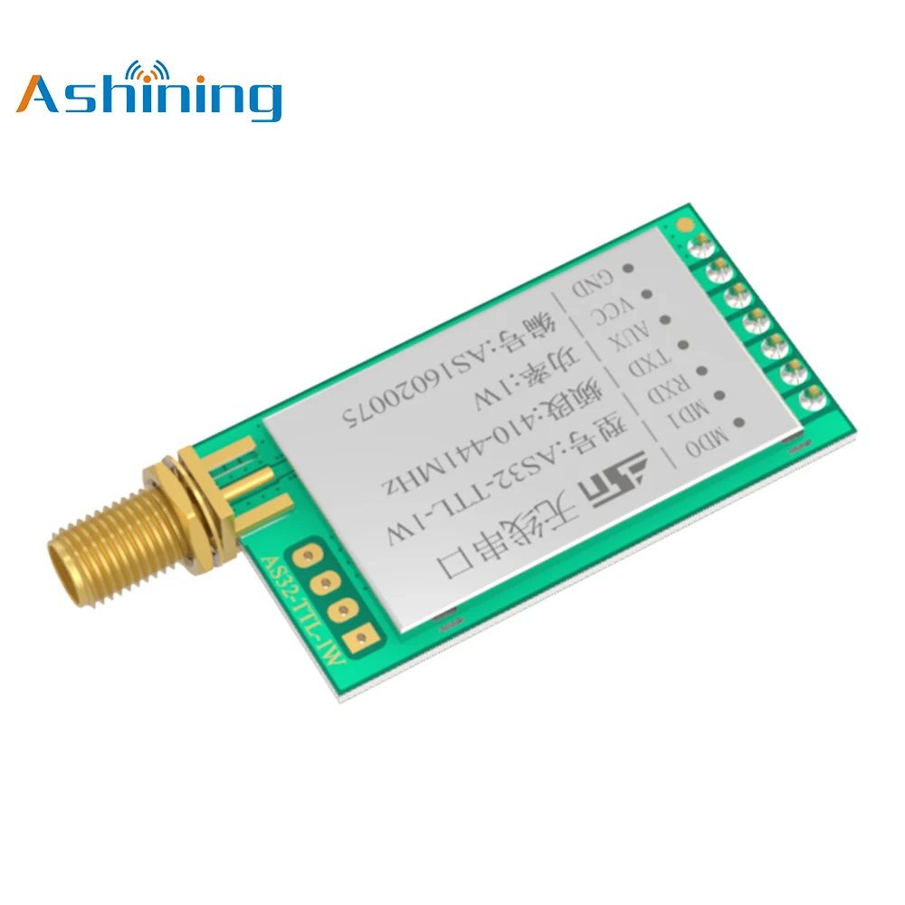 AS32-TTL-1W 433mhz 1W 30dBm 8000m LoRa Sx1278 ASHINING star product AS32-TTL-1W Wireless RF Transmitter Receiver Module