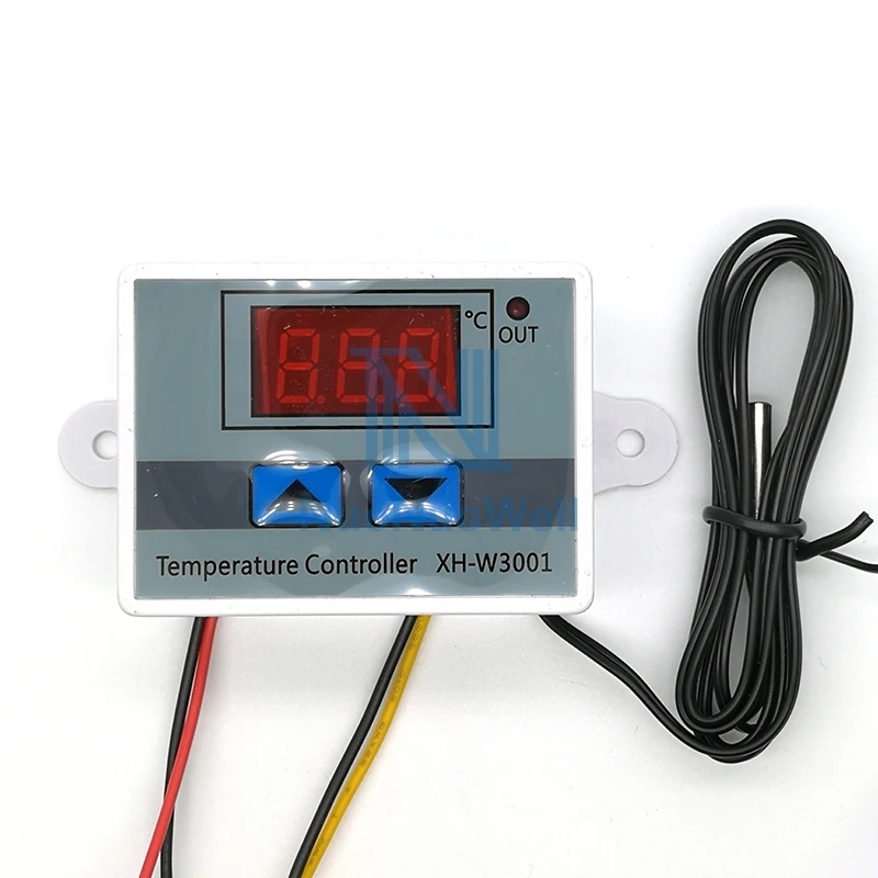 12V/24V/220V Micro Computer Digital Temperature Controller LED Display Greenhouse Heating Thermostat Incubator Aquarium Use