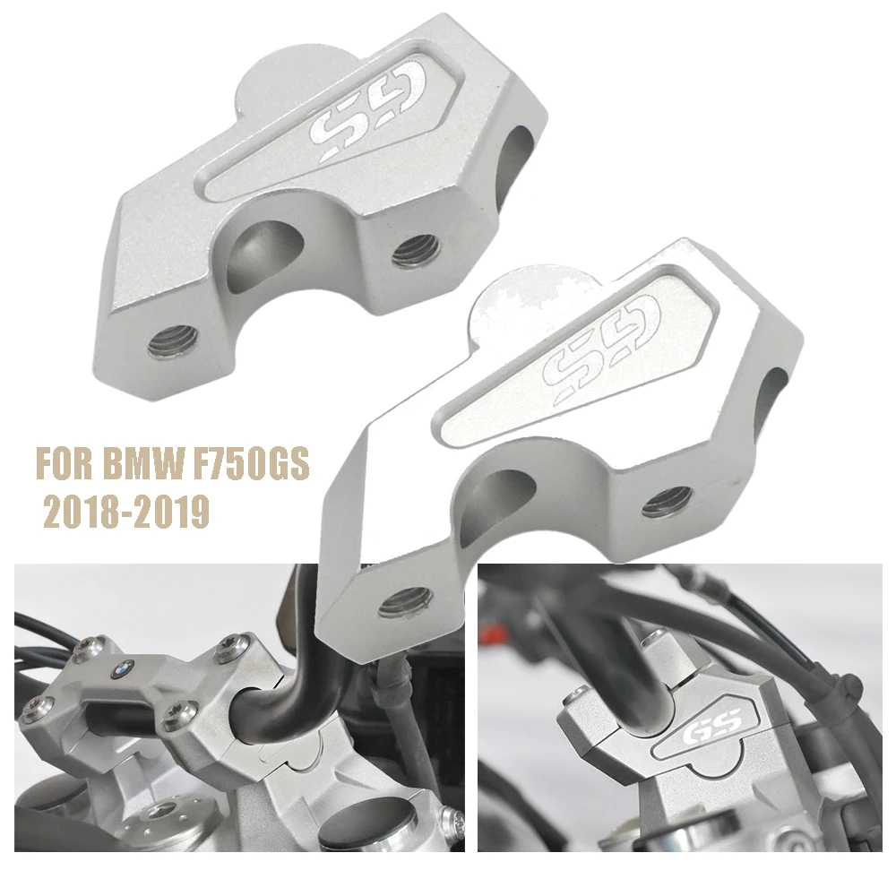 For BMW F750GS F 750 GS 2023 2022 2021 22MM Motorcycle Accessories Handlebar Riser fat handleBars Mount Clamp Extend Adapter