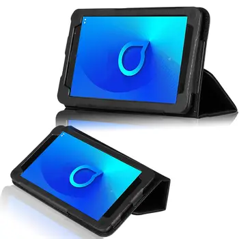 Pouzdro Mingfeng pro tablet Alcatel 1T 7 z umělé kůže, držák na ruku, PU 9013T 7 palců, liči vzor, PU kůže 8 nejlepší prodej kryt na Alcatel 1t 7 - №1