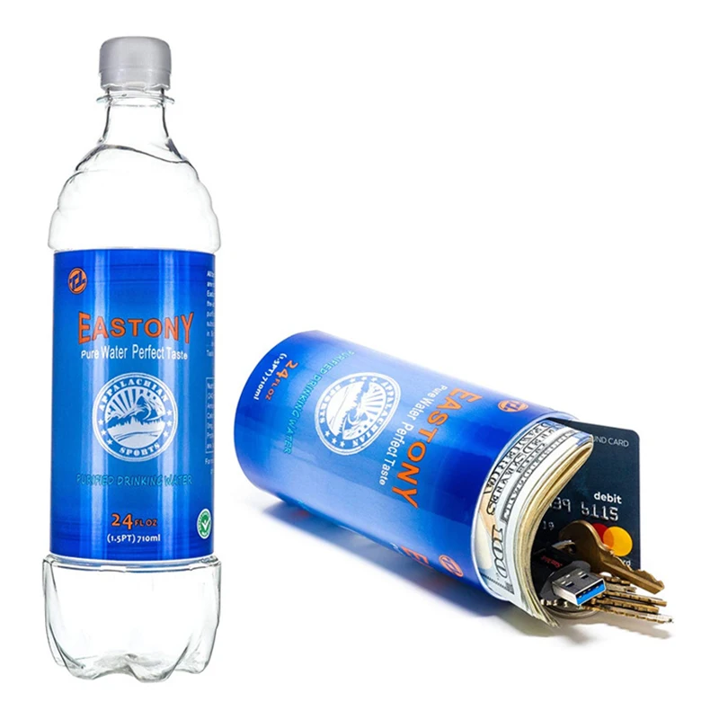 Contenedor de seguridad oculto Separable, forma de botella de agua segura, sorpresa secreta, 710ML, caja de seguridad, frascos de almacenamiento de