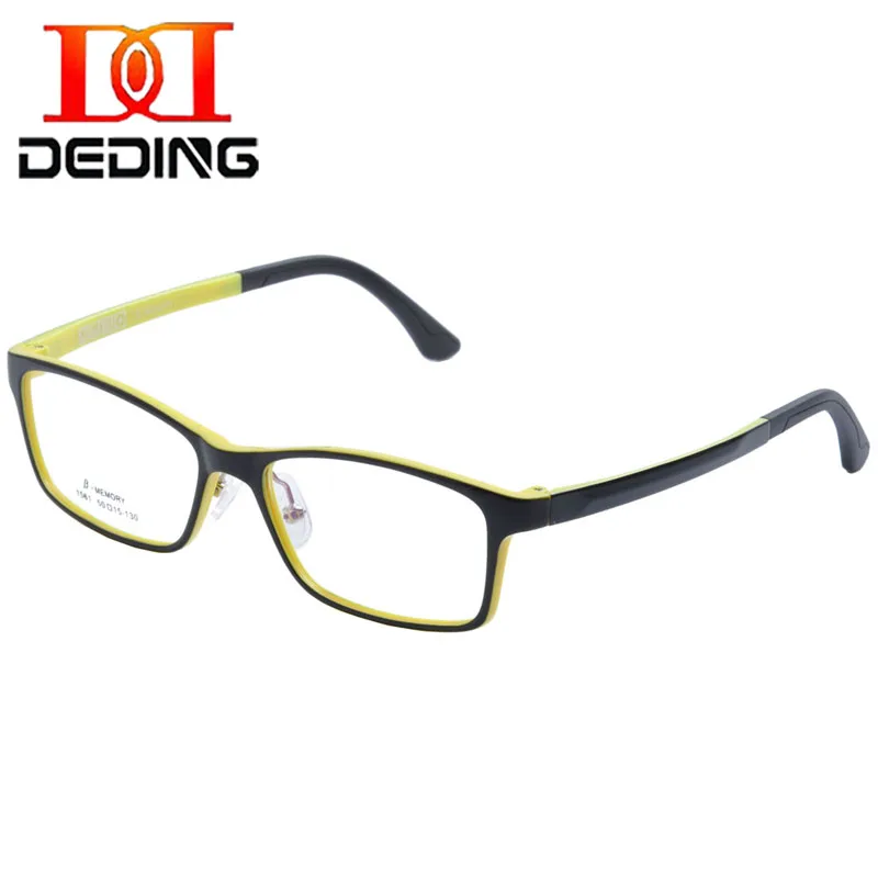 DEDING KINDER Kinder Oversize Rahmen Klare Linse Brille (Alter 5-12) junge Mädchen durable brillen w/silicon nose pads DD1365