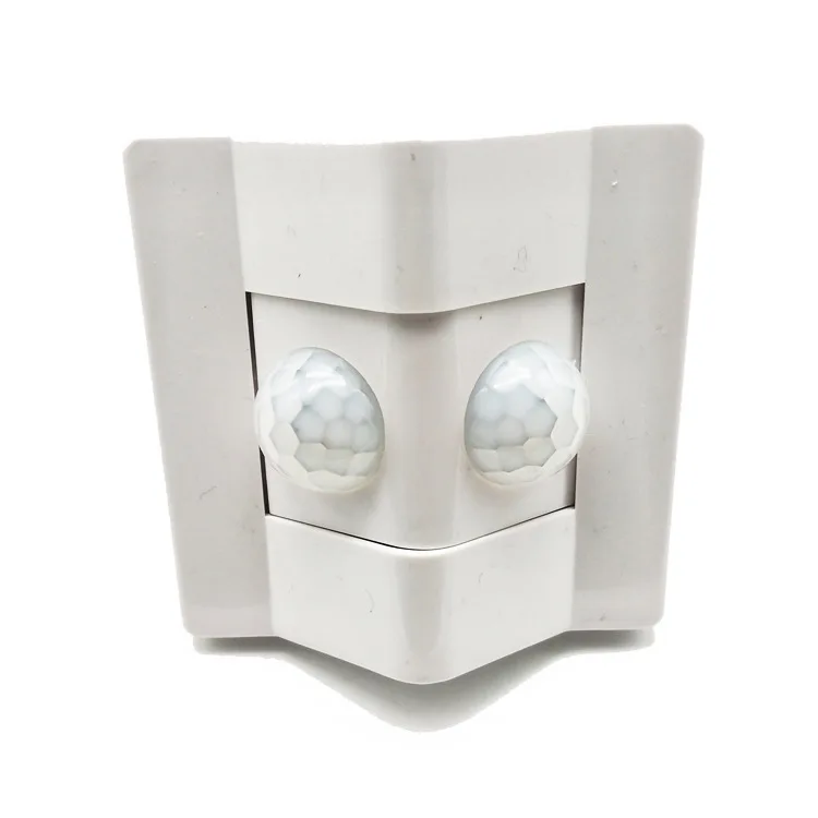 Cabeça dupla PIR Motion Sensor Switch, indução do corpo humano, Detector de controle de luz, ajustável Delay Sensor, AC90-270V