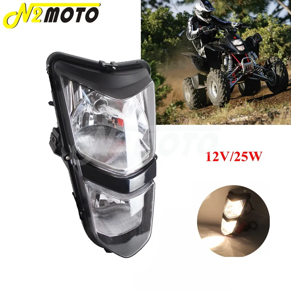 Motorcycle ATV Off Road Filaments Lamps 12V/25W Headlight Front Headlamp for Suzuki LTZ400 LTZ400Z 03-08 KAWASAKI KFX KSF400