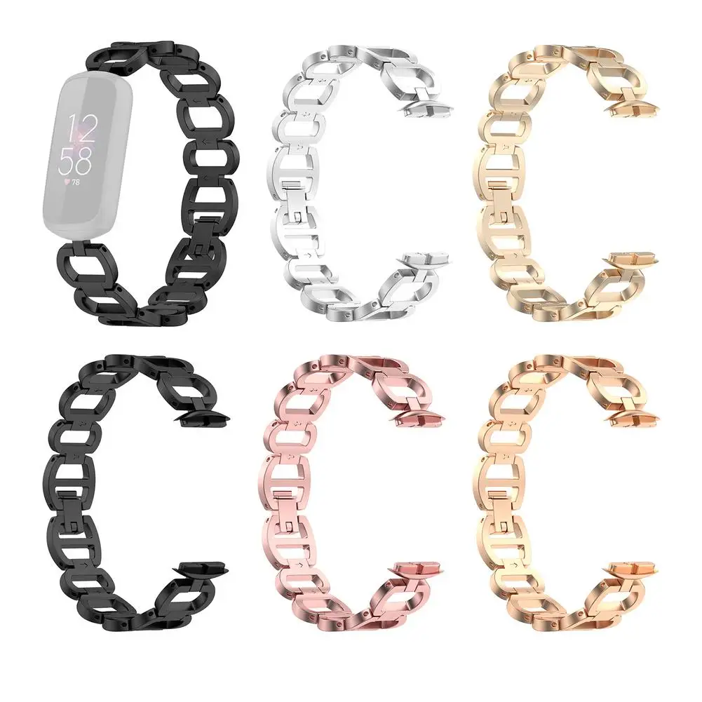 สายรัดข้อมือสำหรับ Fitbit Luxe 2สายรัดข้อมือสำหรับ Fitbit Inspire HR อะไหล่สายนาฬิกาปรับได้