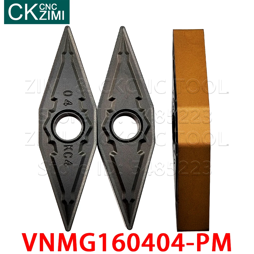 VNMG160404-PM vnmg 160404 pm超硬インサート切削工具旋削インサートcnc金属旋盤機械ツール鋼と鋳鉄
