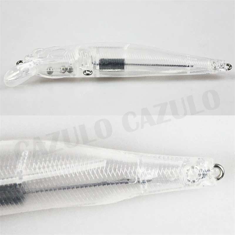 Blank Unpainted Minnow Fishing Accessories Lure Isca Artificial Weights 10-15.5g ABS DIY Sinking Wobblers Seabass Tackle Leurre