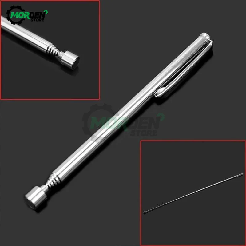 Mini caneta magnética telescópica, ferramenta de mão capacidade para coleta de porca parafuso haste de coleta extensível dropship