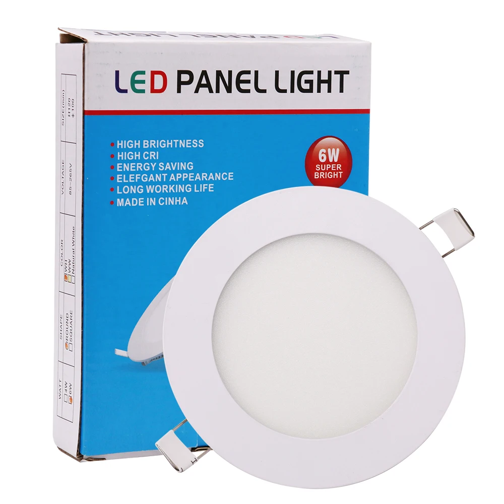 Oprawa sufitowa LED, Panel oświetleniowy, biała, ciepła biel, lampa panelowa, 3W, 6W, 9W, 12W, 15W, 25W, oświetlenie LED, wystrój domu