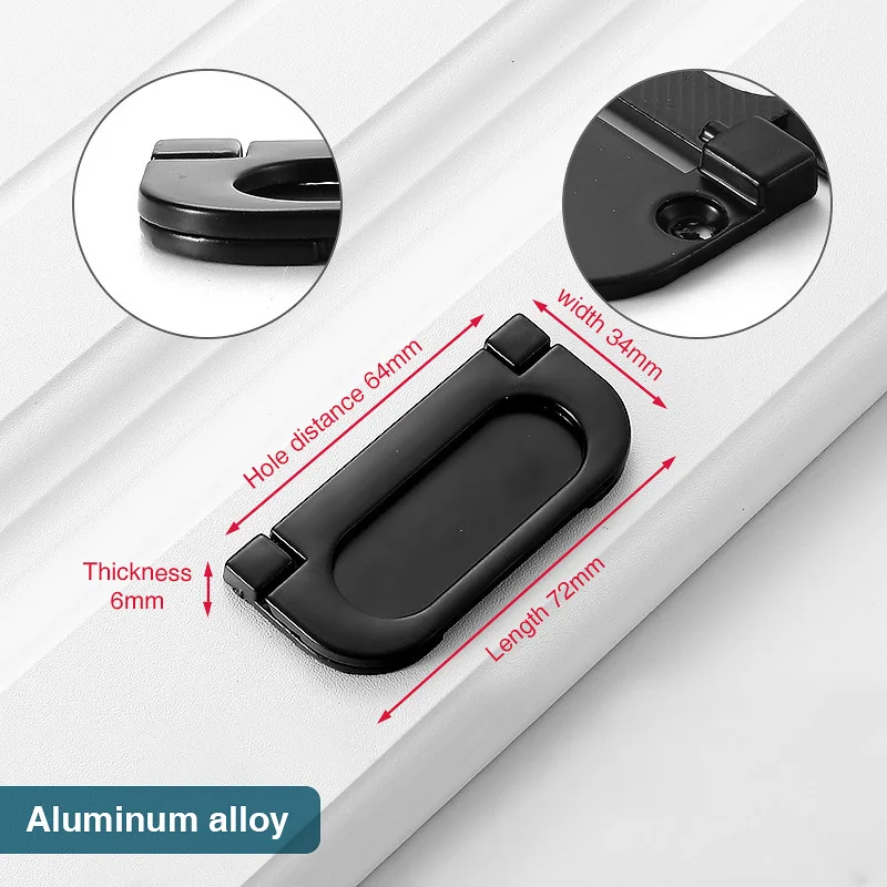 NAIERDI Schwarze Schrankgriffe, langer Möbelgriff, amerikanischer Stil, Küchenschrankgriffe, Schubladenknöpfe, Hardware