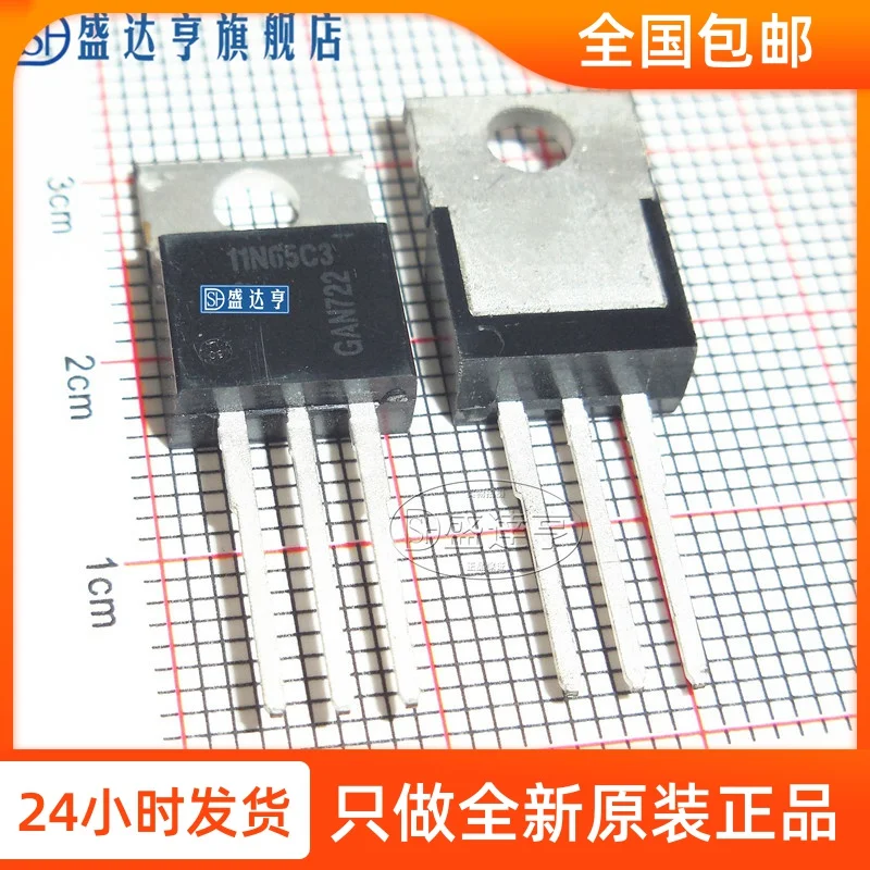 

10Pcs/Lot SPP11N65C3 11N65C3 11A 650V TO220 DIP MOSFET Transistor NEW Original In Stock