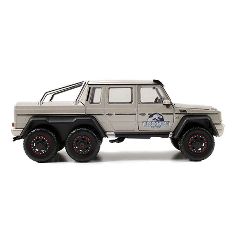 JADA 1:24 Mercedes-Benz G63 AMG 6X6 stop luksusowy pojazdu Diecast samochód z napędem Pull Back Model towarów kolekcja zabawek