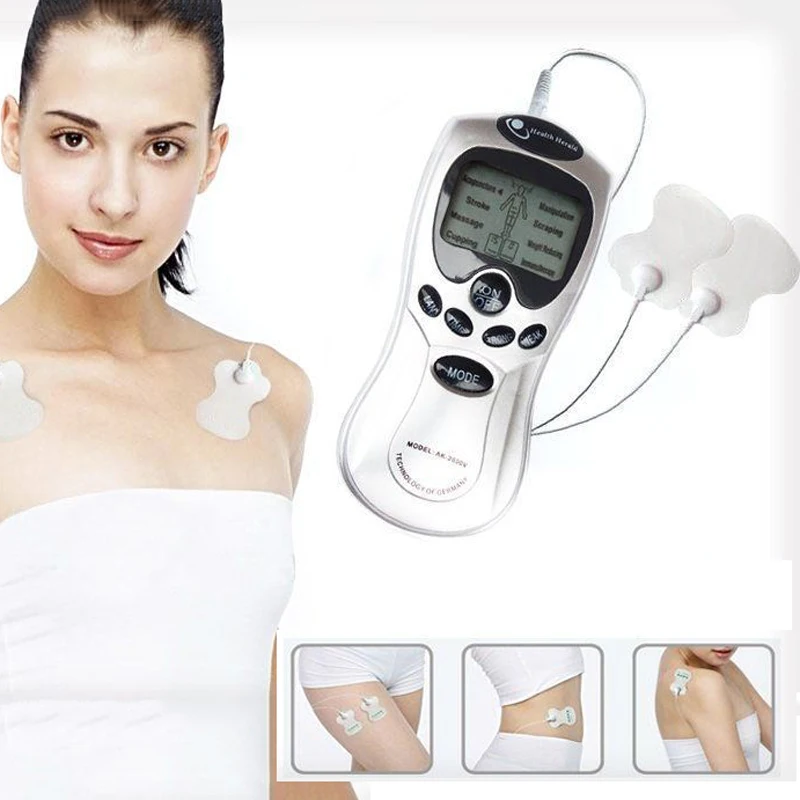 Electrode Health Care Tens Acupuncture Massager Digital Therapy Machine Pulse Pain Relief Fitness