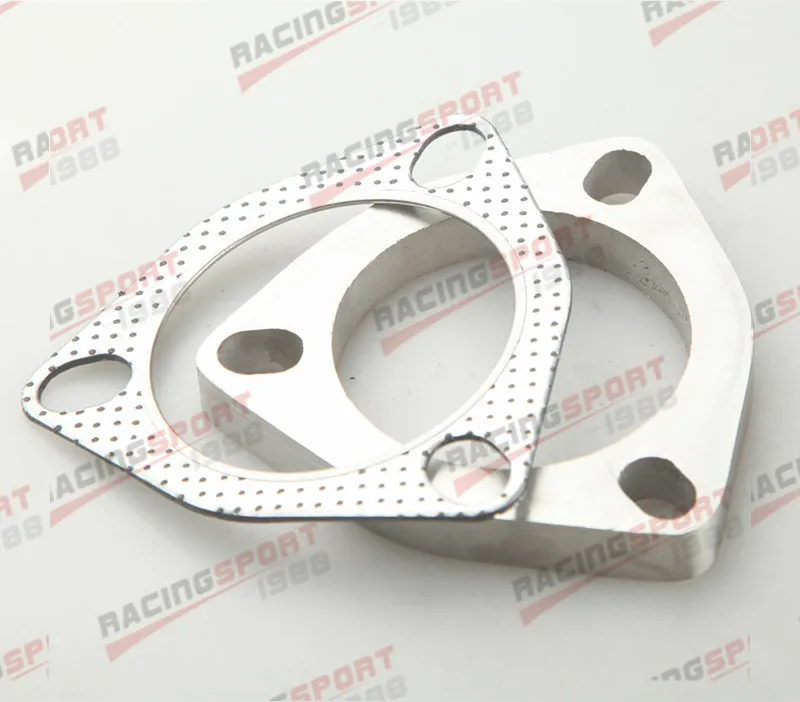 

2.75" Inch 3 Bolt 304 SS Exhaust Flange W/ Gasket High Performance