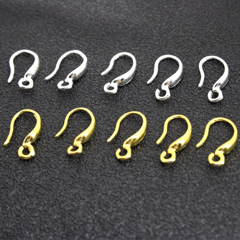 

10pcs/lot 13x8mm 925 Sterling Silver Earring Hooks Findings Hypoallergenic French Earring Clasp Ear Wires for DIY Jewelry Making