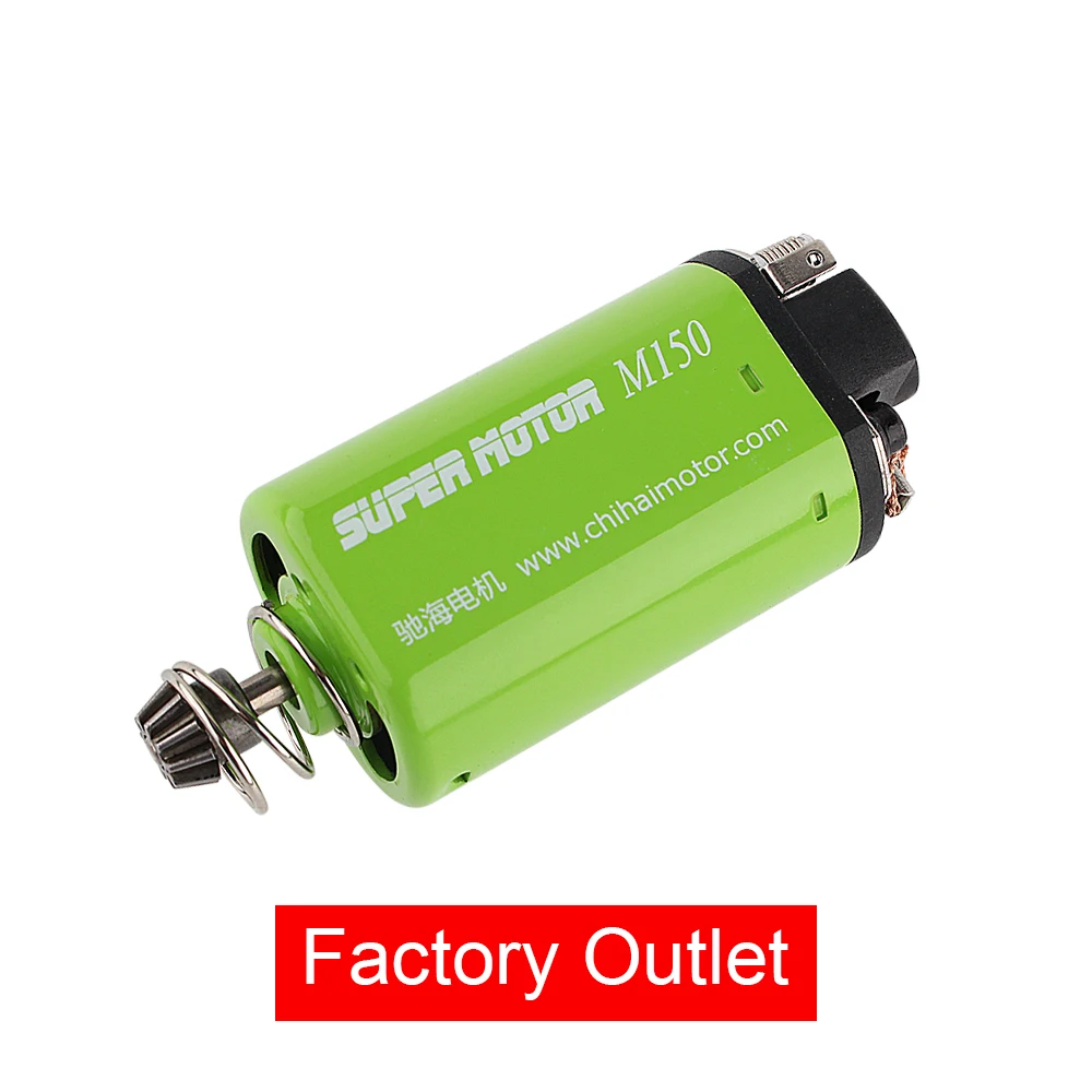 Chihai Motor CHF-480WA 16TPA  M150 High Torque AEG Motor Short Axis 31000RPM Airsoft Motor For Gel Blaster