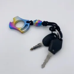 Titanium Alloy Flame Pattern EDC tools Survive Safety Buckle Multi Tools Bottle Opener for Outdoor survival multitool