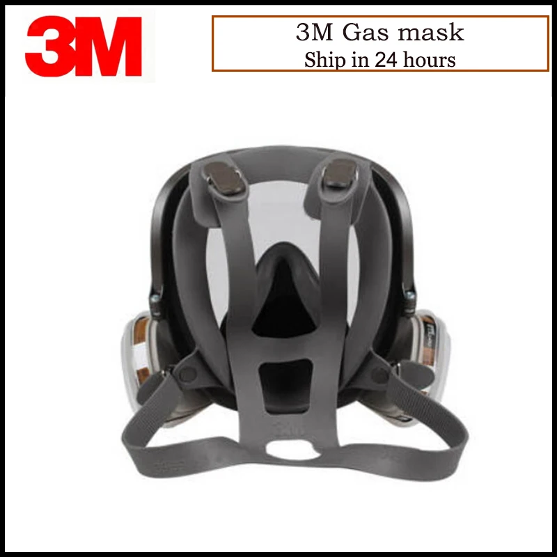 3M 6800+6001 Half Face Mask Respirator Renovated Laboratory Formaldehyde Gas Masks NIOSH&LA Satandards Protective Mask R82027