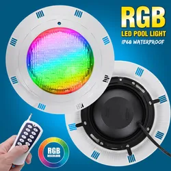 45W RGB LED Swimming Pool Light 450LED IP68 Waterproof AC 12V Outdoor Underwater Lamp Pond Spotlight with Remote Control