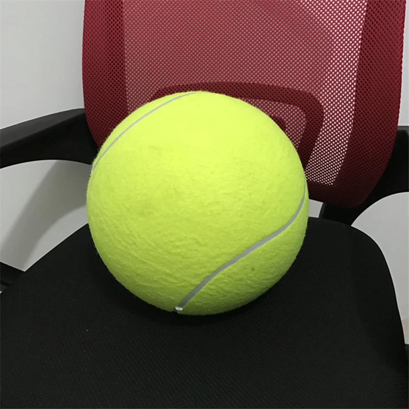 24cm Big Tennis Ball Giant Dog Pet Toy Tennis Ball Dog Chew Toy Signature Mega Jumbo Kids Toy Ball Pet Supplies Birthday Balloon