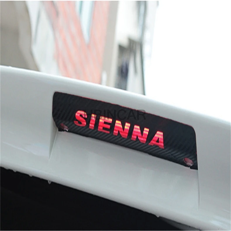 For Toyota Sienna 2011-2020 High parking brake lights car modified brake light stickers Exterior decoration car Accessories