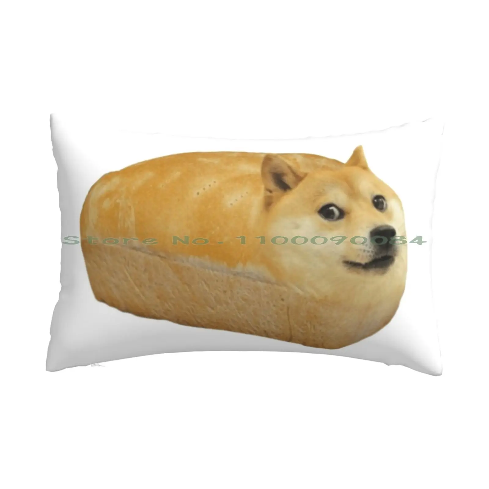 Doge Loaf Of Bread Pillow Case 20x30 50*75 Sofa Bedroom Doge Meme Vine Funny Bread Loaf Long Rectangle Pillowcover Home Outdoor