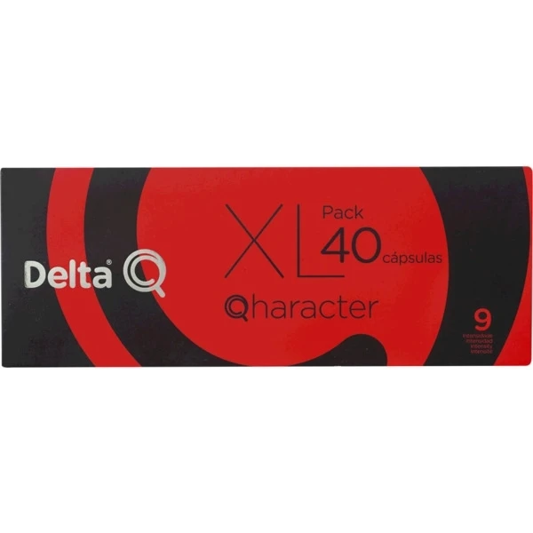 DELTA Q PACK XL 40 capsules QHARACTER, expresso intensité 9