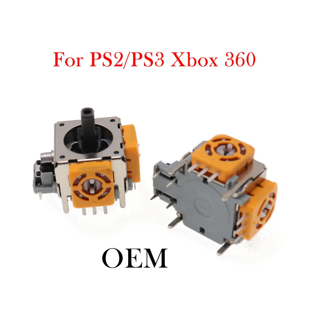 100Pcs For XBOX 360 3D Analog sticks Controller Joystick Axis Sensor Module For PS2 PS3 Replacement repair parts