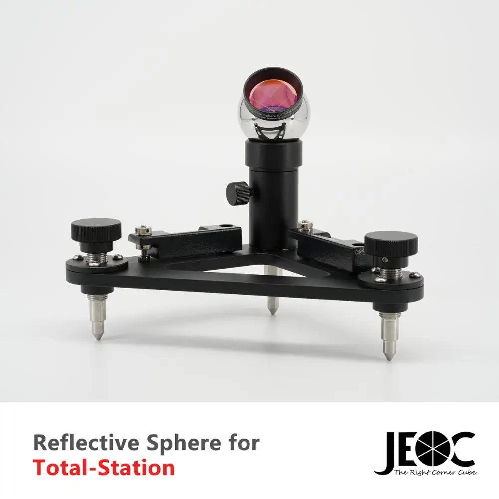 JEOC Spherical Monitoring Prism Set with Accurate Tribrach, for Total station, Land Surveying Equipment Accessories