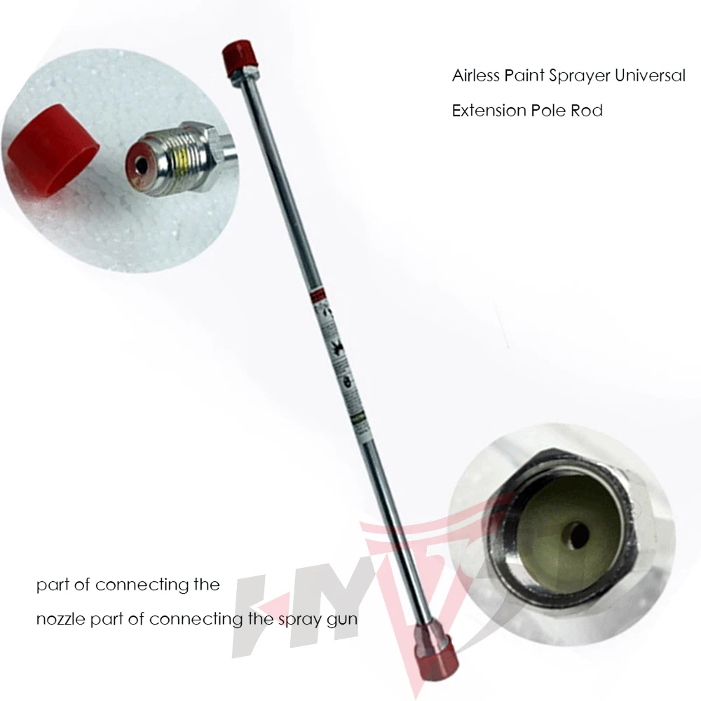 30CM5 0 سنتيمتر بندقية رذاذ تمديد القطب ثابت الاتجاه 7/8nps 11/16 nps بأكسيد الألومنيوم مع جميع القياسية بندقية رذاذ الرش نصائح