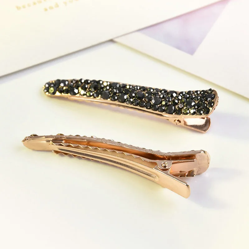 Fashion Bling Crystal Hairpins Hair Clip Headwear for Women Girls Rhinestone Hairpins Barrette Styling Tools Hair Accessories