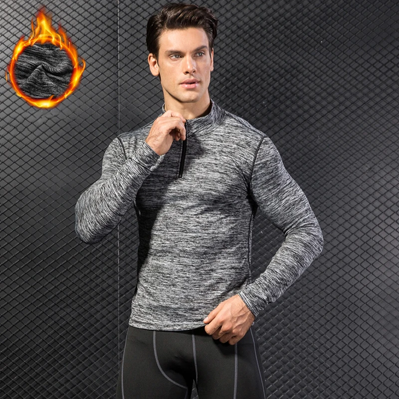 Warm Stretch Thermal Clothing for Men Thermal Underwear Winter Long Johns Men Sports Compression Underwear Thermo Fleece Shirt