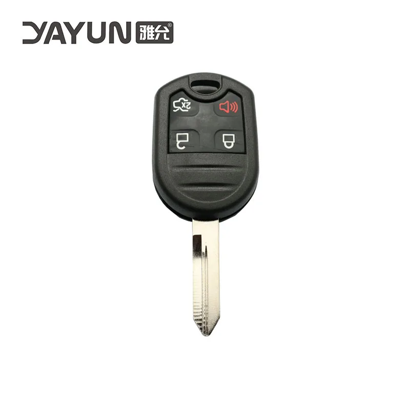 

YAYUN Remote Transponder Car Key Shell Case 3+1 Buttons Uncut H75 Key blank blade For Ford Edge