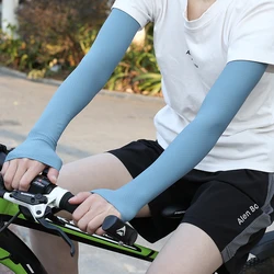 Zomer unisex coole zonbeschermingsmouwen Hoge elastische armbeschermers Rijden en rijden Sport