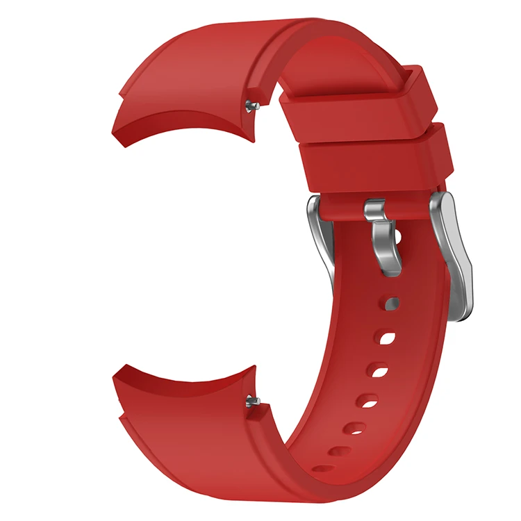 Silicone Strap For Samsung Galaxy Watch 4 40mm/44mm Classic 46mm/42mm No Gap Bracelet Belt For Galaxy Watch 5 40mm 44mm Correa image 5