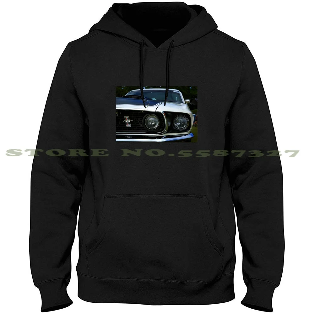 1969 Ford Mustang Streetwear Sport Hoodie Sweatshirt 1969 Muscle Car Musclecar Car Classic Vintage Iconic American Mach 1 Mach 1