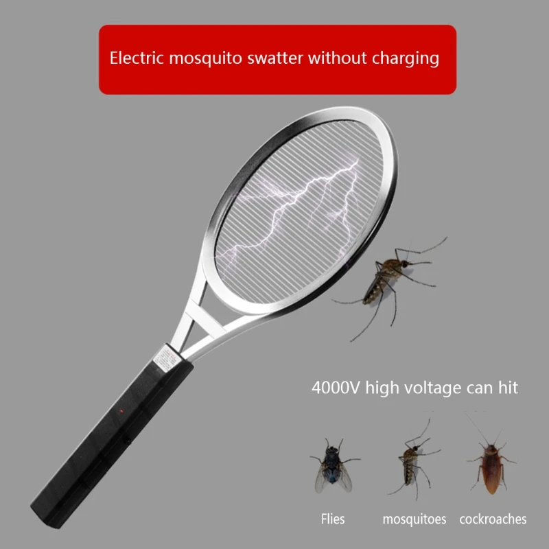 Electric Fly Swatter Electric Fly Swatter Tool Electric Racket Kills Electric Mosquito Racket Fly Zapper Kill Flies Electric