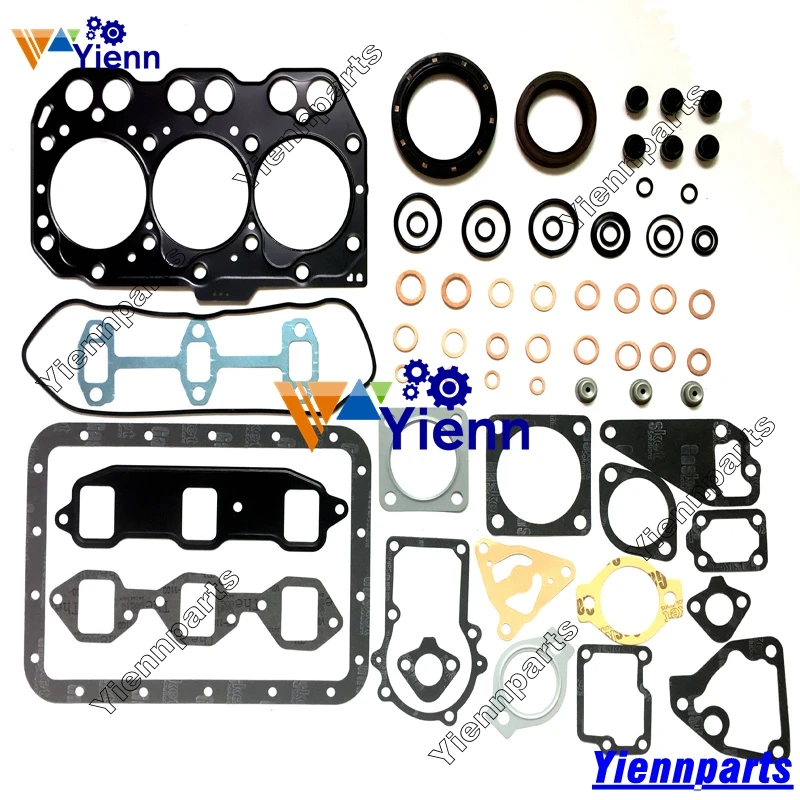 

For Yanmar 3TNE74 Full Gasket Kit Or Head Gakset 119623-01340 Fit PC20MR PC20UU VIO20-2 CX25 Excavator Tractor AF17 Engine Parts