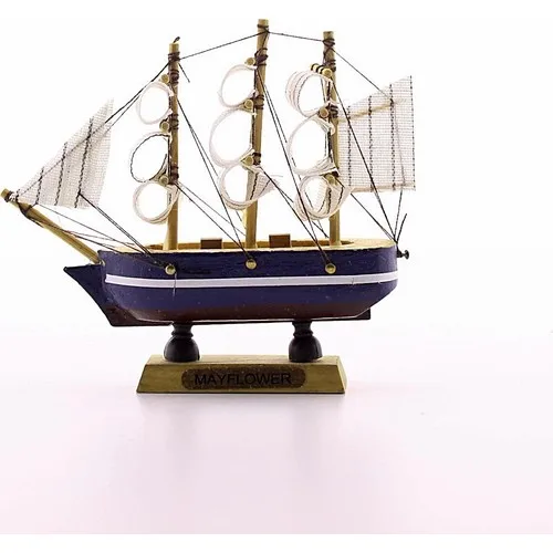 

Deco Elite Wood Handmade Sailing Ship Scale Model Decorative Hobby 12 cm- D