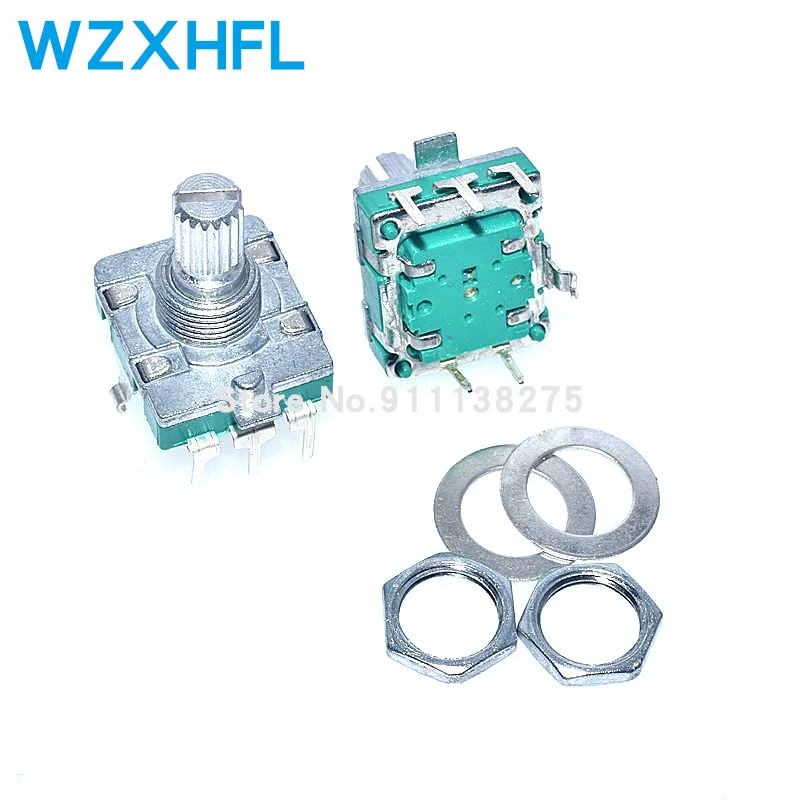 1 pz interruttore Encoder rotativo a 360 gradi Encoder EC16 codifica Audio maniglia a 5pin interruttore a pulsante lungo 20MM