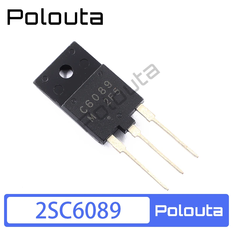 10 Pcs/Set Polouta 2SC6089 C6089 TO-3P 1500V 10A NPN Line Tube Transistor Electronic Components Triode Multi-purpose