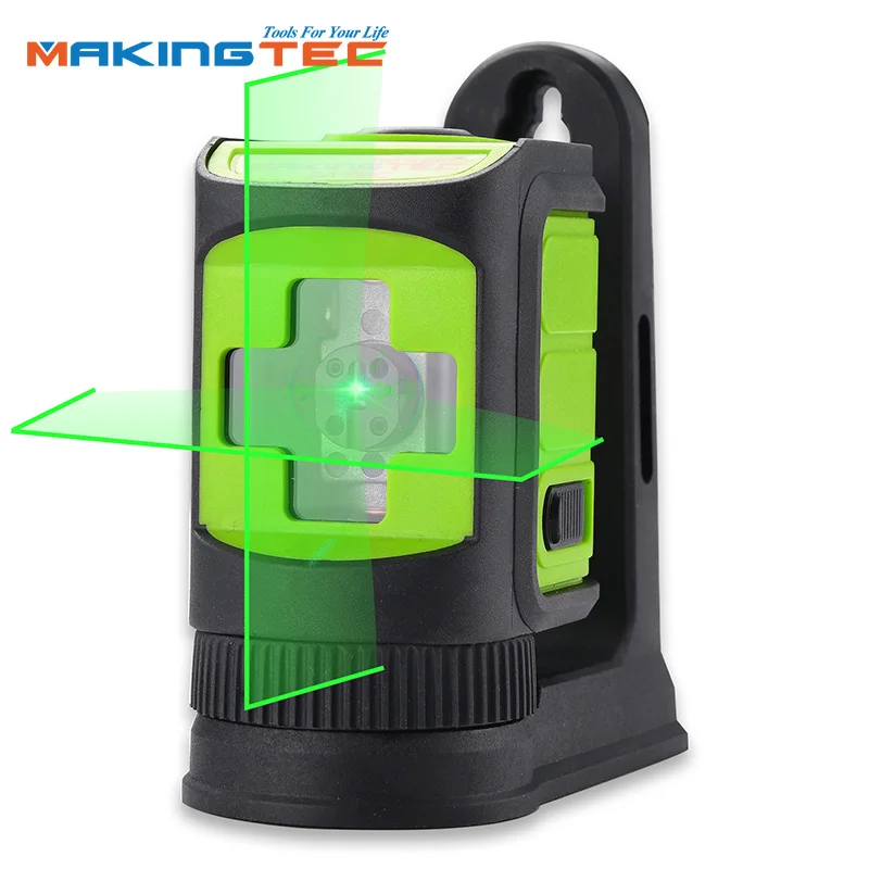 MAKINGTEC 2 Lines Laser Level Self-Leveling Level Cross Red/Green Beam Line Cross Hanging