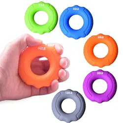 1pc Hand Grip Strengthener Ring Forearm Wrist Finger Exerciser Carpal Expander 20/40/60/80/100LB